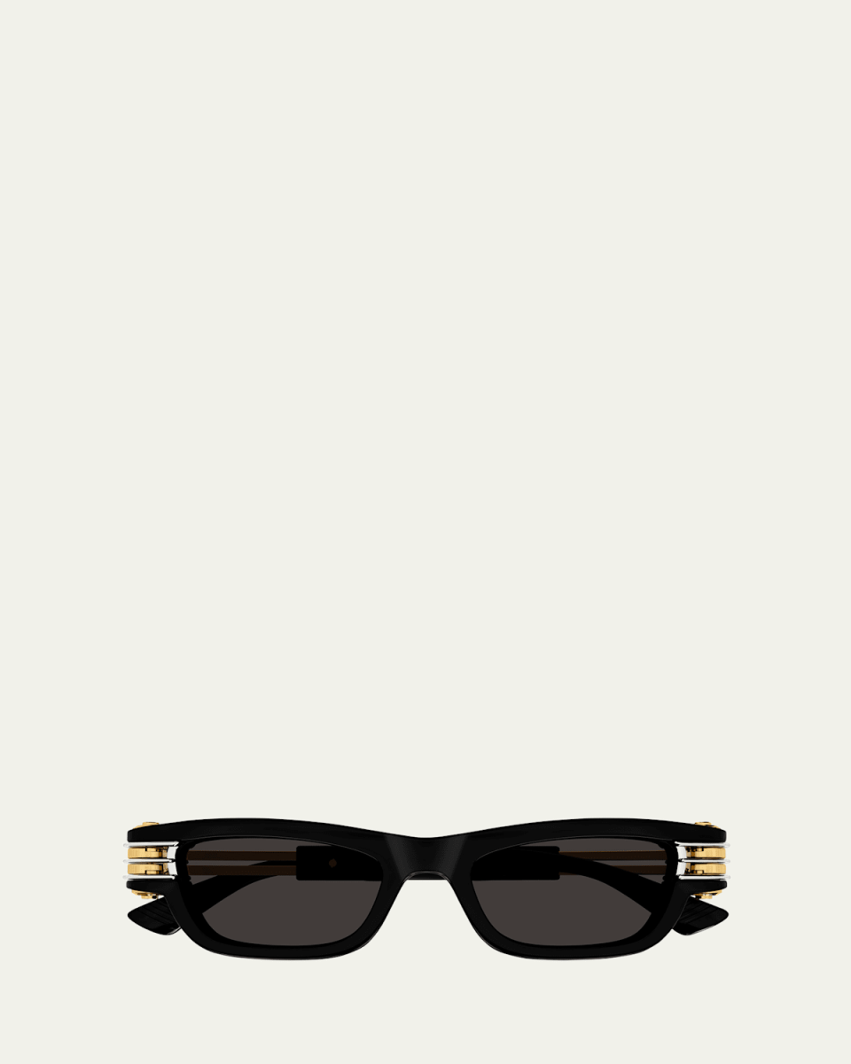 Bolt Plastic Rectangle Sunglasses